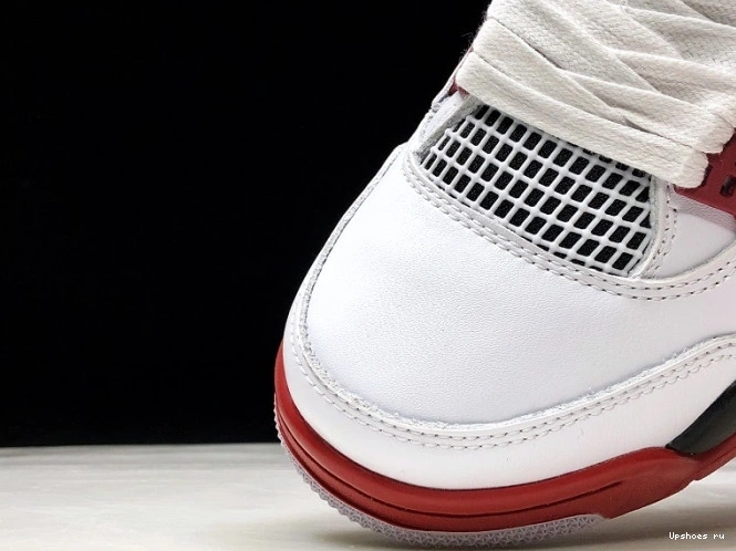 Fire 308497-160 Black White Red Men Air Jordan 4 0519